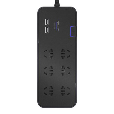 公牛GN-H306U 6插位2USB口插排5米