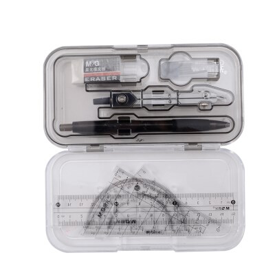 晨光ACS90809圆规直尺组合套装8件套